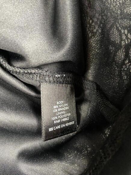 Torrid Top Womens 4X Black Lace Sleeveless Spaghetti Strap Shirt - Picture 6 of 12